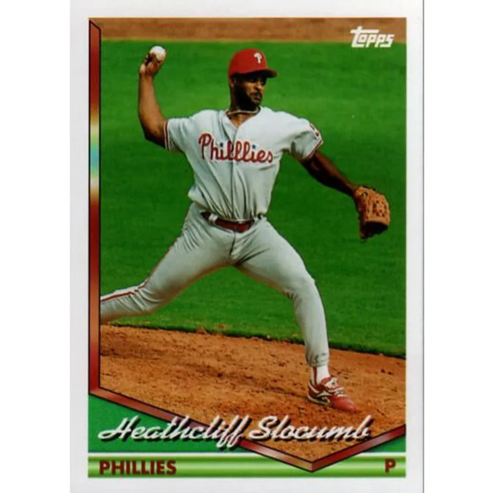 1994 Topps Traded Heathcliff Slocumb 43T Philadelphia Phillies